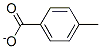 4-Methylbenzoate Struktur