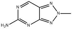 2H-1,2,3-Triazolo[4,5-d]pyrimidin-5-amine, 2-methyl- (9CI) Struktur