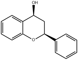 [2S,4S,(+)]-3,4-Dihydro-2-phenyl-2H-1-benzopyran-4-ol Struktur