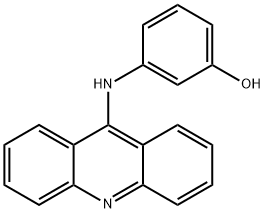 3-(Acridin-9-ylamino)-phenol Struktur