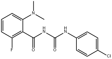 克蘭氟脲, 51213-99-1, 結(jié)構(gòu)式