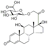 Prednisolone 21-β-D-Glucuronide Struktur