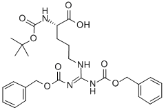 BOC-ARG(Z)2-OH Struktur