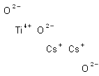 CESIUM TITANIUM OXIDE Struktur