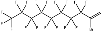 2-Bromo-1H,1H-perfluorodec-1-en Struktur