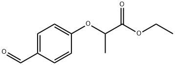 ethyl 2-(4-formylphenoxy)propionate Struktur