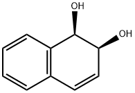 (+)-CIS-1(R),2(S)-1,2-DIHYDROXY-1,2-DIHYDRONAPHTHALENE Struktur