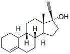 (9R,10S,17R)-19-Norpregna-4-ene-20-yne-17-ol Struktur