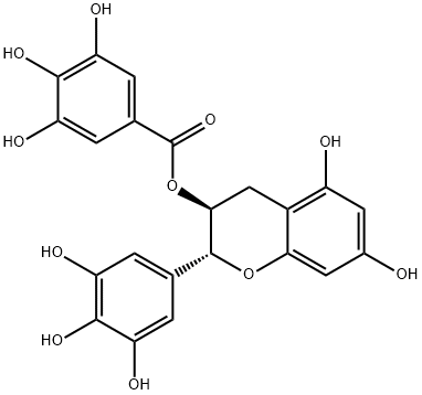 (-)-GALLOCATECHIN-3-GALLATE Struktur