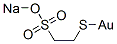 [2-(Sodiooxysulfonyl)ethyl]thiogold(I) Struktur