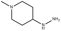 4-hydrazinyl-1-methylpiperidine Struktur