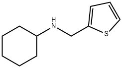 N-(thiophen-2-ylmethyl)cyclohexanamine Struktur