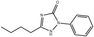 3-Butyl-1-phenyl-Δ2-1,2,4-triazolin-5-one Struktur