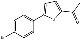 1-[5-(4-BROMOPHENYL)THIEN-2-YL]ETHANONE Struktur