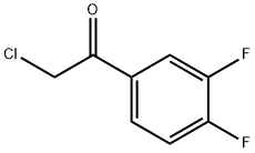 2-Chloro-1-(3,4-difluoro-phenyl)-ethanone Struktur