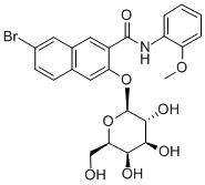 NAPHTHOL AS-BI BETA-D-GALACTOPYRANOSIDE Struktur