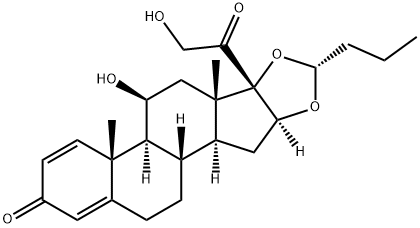 (r)-budesonide Struktur