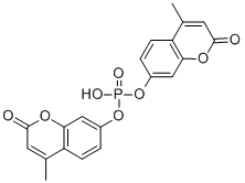 BIS(4-METHYLUMBELLIFERYL)PHOSPHATE Struktur