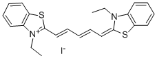 3,3'-DIETHYLTHIADICARBOCYANINE IODIDE Struktur