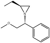 Aziridine, 2-ethyl-1-[(1R)-2-methoxy-1-phenylethyl]-, (2S)- (9CI) Struktur