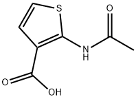 2-Acetamidothiophene-3-carboxylic acid Struktur