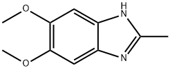 2-METHYL-5,6-DIMETHOXYBENZIMIDAZOLE Struktur