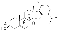 CHOLESTEROL-3-D1 Struktur