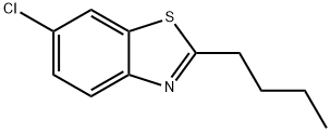 Benzothiazole, 2-butyl-6-chloro- (9CI) Struktur