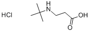 3-(TERT-BUTYLAMINO)PROPANOIC ACID HYDROCHLORIDE Struktur