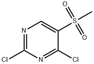 2,4-Dichloro-5-(Methylsulfonyl)pyriMidine Struktur