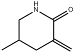 2-Piperidinone,5-methyl-3-methylene-(9CI) Struktur