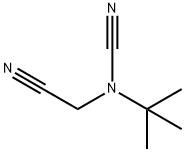 (Cyanomethyl)(1,1-dimethylethyl)cyanamide Struktur