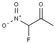 2-Propanone, 1-fluoro-1-nitro- (9CI) Struktur