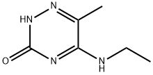 1,2,4-Triazin-3(2H)-one, 5-(ethylamino)-6-methyl- (9CI) Struktur