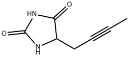 2,4-Imidazolidinedione, 5-(2-butynyl)- (9CI) Struktur