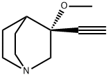 1-Azabicyclo[2.2.2]octane,3-ethynyl-3-methoxy-,(3R)-(9CI) Struktur