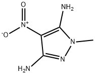 1H-Pyrazole-3,5-diamine,  1-methyl-4-nitro- Struktur