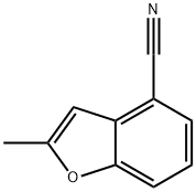 4-Benzofurancarbonitrile,  2-methyl- Struktur