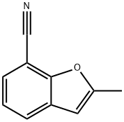 7-Benzofurancarbonitrile,  2-methyl- Struktur