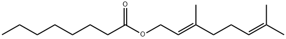 GERANYL CAPRYLATE Struktur