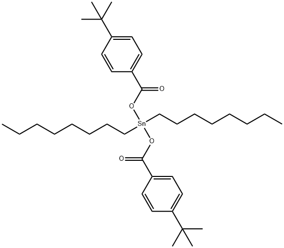 DIBENZYL TIN DILAURATE Struktur