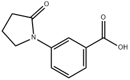 3-(2-OXO-PYRROLIDIN-1-YL)-BENZOIC ACID Struktur