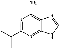 1H-Purin-6-amine,  2-(1-methylethyl)-  (9CI) Struktur