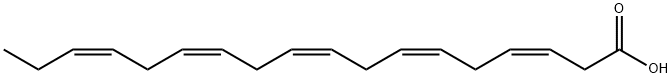 3,6,9,12,15-Octadecapentaenoic acid, (3Z,6Z,9Z,12Z,15Z)- Struktur