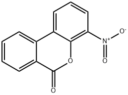 4-Nitro-6H-dibenzo(b,d)pyran-6-one Struktur