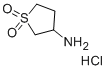 3-AMINOTETRAHYDRO-1H-1LAMBDA6-THIOPHENE-1,1-DIONE HYDROCHLORIDE Struktur