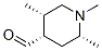 4-Piperidinecarboxaldehyde, 1,2,5-trimethyl-, (2alpha,4alpha,5alpha)- (9CI) Struktur