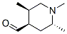 4-Piperidinecarboxaldehyde, 1,2,5-trimethyl-, (2alpha,4beta,5beta)- (9CI) Struktur