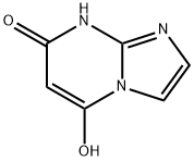 5,7-Dihydroxyimidazo[1,2-α]pyrimidine Structure