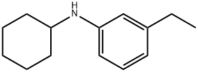 Benzenamine, N-cyclohexyl-3-ethyl- (9CI) Struktur